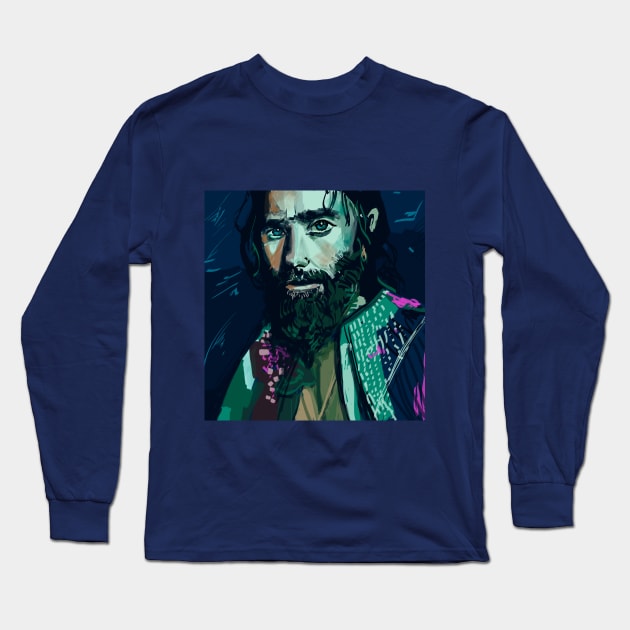 Jared Leto Long Sleeve T-Shirt by Daria Popkova